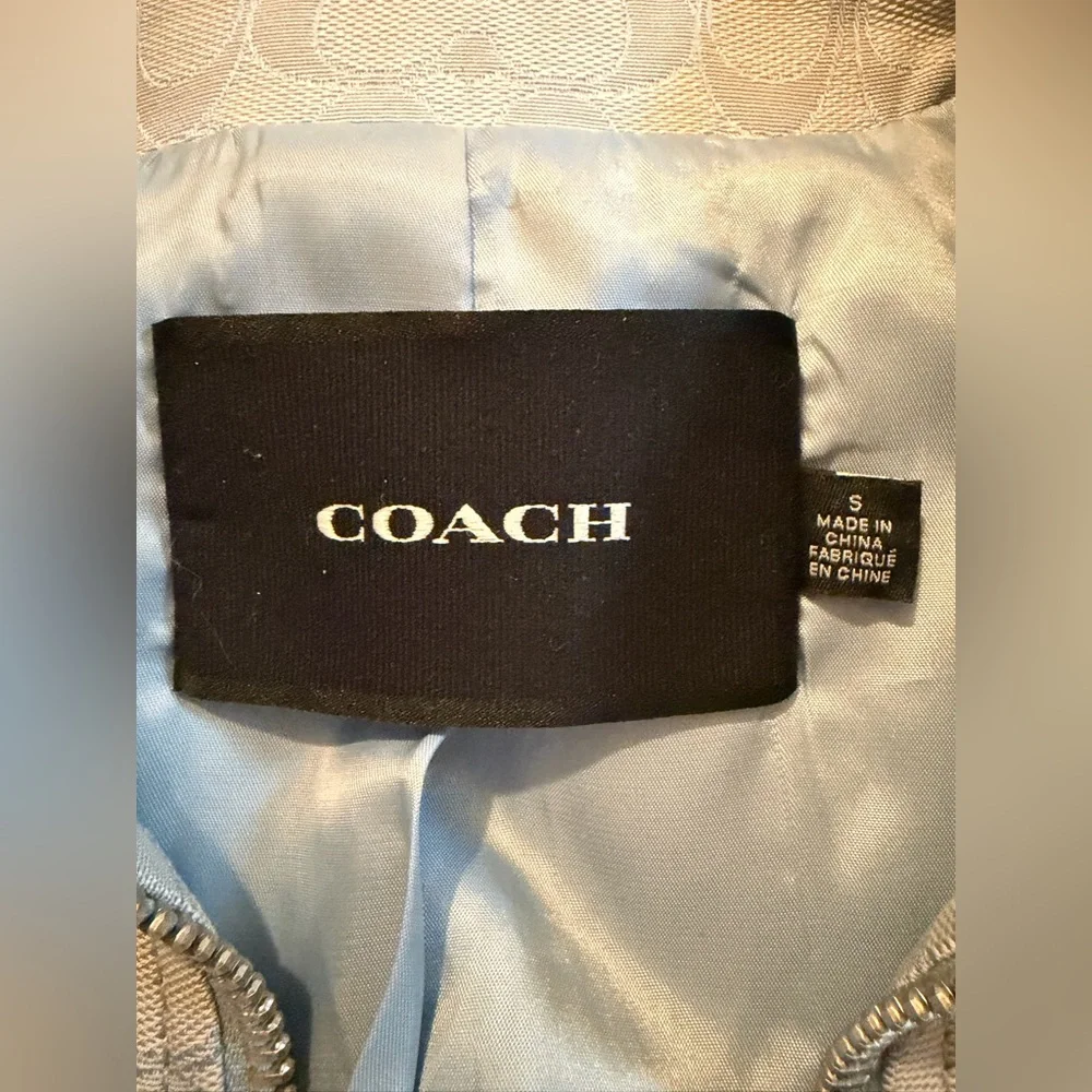 Coach Signature Jacquard Bomber Jacket (Style No. C9780), Size S